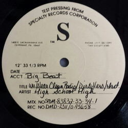 RZA / Real Live Wu-Wear: The Garment Renaissance / Get Down For Mine USED VINYL 12INCH 33 S RPM SINGLE TEST PRESSING