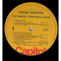 Frank Sinatra The Sinatra Christmas Album Vinyl LP USED