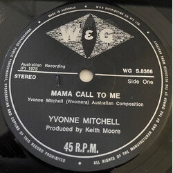 Yvonne Mitchell (2) Mama Call To Me USED VINYL 7INCH SINGLE
