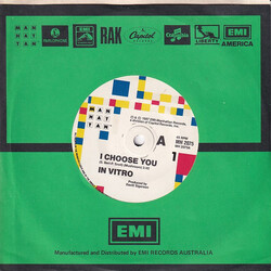 In Vitro (4) I Choose You USED VINYL 7INCH 45 RPM SINGLE