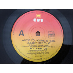 Dolly Parton Why'd You Come In Here Lookin' Like That USED VINYL 7INCH 45 RPM SINGLE