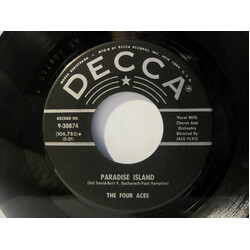 The Four Aces Paradise Island / Ciao Ciao Bambina (Piove) USED VINYL 7INCH 45 RPM SINGLE