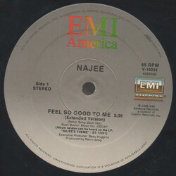 Najee Feel So Good To Me USED VINYL 12INCH 45 RPM