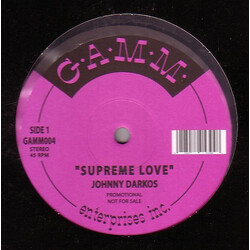 Johnny Darkos Supreme Love USED VINYL 12INCH 45 RPM PROMO