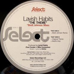Lavish Habits The Theme VINYL 12" USED