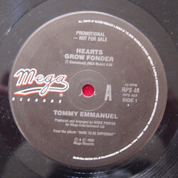 Tommy Emmanuel Hearts Grow Fonder / Daybreak Again USED VINYL 7INCH 45 RPM SINGLE PROMO
