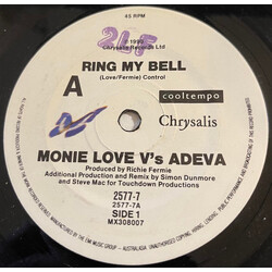 Monie Love / Adeva Ring My Bell USED VINYL 7INCH 45 RPM SINGLE STEREO