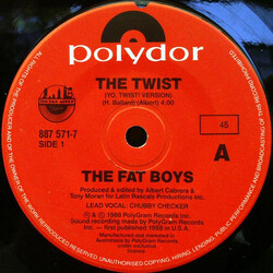 Fat Boys The Twist USED VINYL 7INCH SINGLE 45 RPM