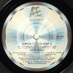 Rick James Super Freak USED VINYL 7INCH 45 RPM SINGLE