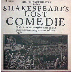 The Firesign Theatre Shakespeare's Lost Comedie Vinyl LP USED