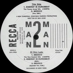 Man 2 Man Energy Is Eurobeat / Mexico USED VINYL 12INCH 33 S RPM