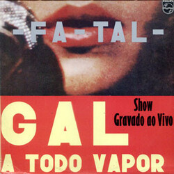 Gal Costa Fa-Tal (Gal A Todo Vapor) (Show Gravado Ao Vivo) Vinyl LP USED