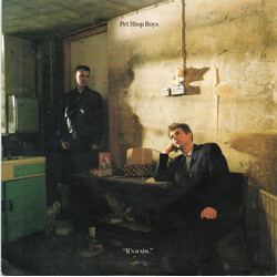 Pet Shop Boys It's A Sin USED VINYL 7INCH SINGLE 45 RPM