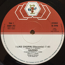 Gazebo I Like Chopin USED VINYL 12INCH 45 RPM LIMITED EDITION