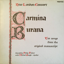 New London Consort / Philip Pickett / Michael Gough Carmina Burana Vinyl LP USED