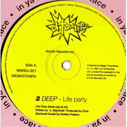 2 Deep (6) Life Party VINYL 12" USED