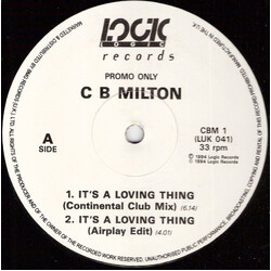 CB Milton It's A Loving Thing VINYL 12" USED