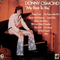Donny Osmond My Best To You Vinyl LP USED