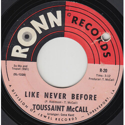 Toussaint McCall Like Never Before USED VINYL 7INCH SINGLE