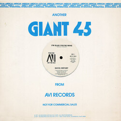 Davis Import I'm Glad You're Mine USED VINYL 12INCH 45 RPM PROMO