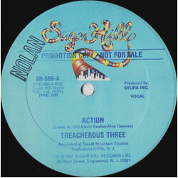 Treacherous Three Action USED VINYL 12INCH 33 S RPM PROMO