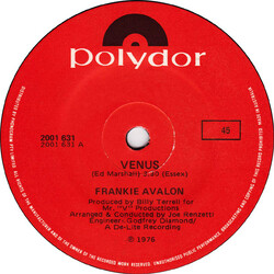 Frankie Avalon Venus USED VINYL 7INCH 45 RPM SINGLE