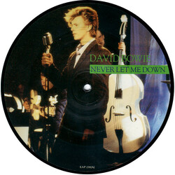 David Bowie Never Let Me Down USED VINYL 7INCH 45 RPM SINGLE PICTURE DISC STEREO