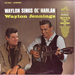 Waylon Jennings Waylon Sings Ol' Harlan Vinyl LP USED