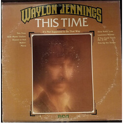 Waylon Jennings This Time Vinyl LP USED
