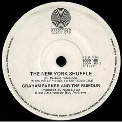 Graham Parker And The Rumour New York Shuffle USED VINYL 7INCH SINGLE 45 RPM