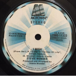 Stevie Wonder I Wish USED VINYL 7INCH 45 RPM SINGLE
