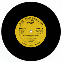 Ray Charles Modern Sounds In Country & Western Music Volume 2 - Your Cheating Heart / No Letter Today USED VINYL 7INCH 33 S RPM JUKEBOX