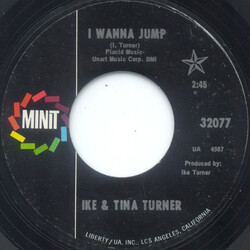 Ike & Tina Turner I Wanna Jump / Treating Us (Women) Funky USED VINYL 7INCH 45 RPM