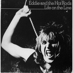 Eddie And The Hot Rods Life On The Line Vinyl LP USED