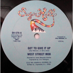 West Street Mob Got To Give It Up VINYL 12" USED