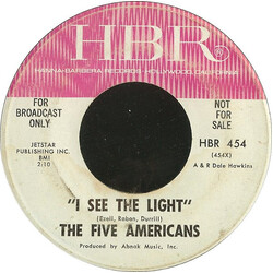 The Five Americans I See The Light / The Outcasts USED VINYL 7INCH 45 RPM PROMO