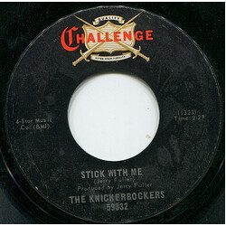 The Knickerbockers Stick With Me / High On Love USED VINYL 7INCH 45 RPM