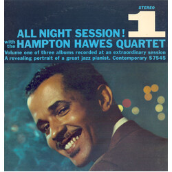 Hampton Hawes Quartet All Night Session, Vol. 1 Vinyl LP USED