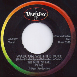 The Duke Of Earl Walk On With The Duke / London Town USED VINYL 7INCH 45 RPM