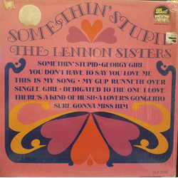 The Lennon Sisters Somethin' Stupid Vinyl LP USED