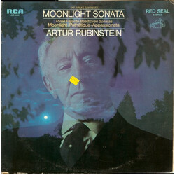 Arthur Rubinstein Moonlight Sonata: Three Favorite Beethoven Sonatas Vinyl LP USED