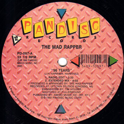 The Mad Rapper 96 Tears VINYL 12" USED
