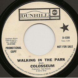 Colosseum Walking In The Park Vinyl 7" USED