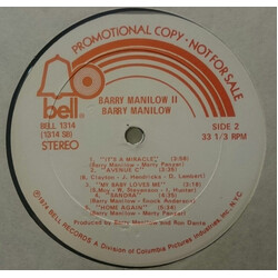 Barry Manilow Barry Manilow II Vinyl LP USED