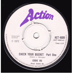 Eddie Bo Check Your Bucket USED VINYL 7INCH 45 RPM