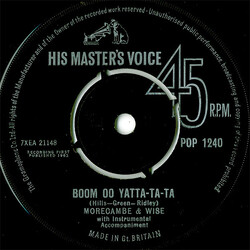 Morecambe & Wise Boom Oo Yatta-Ta-Ta USED VINYL 7INCH 45 RPM