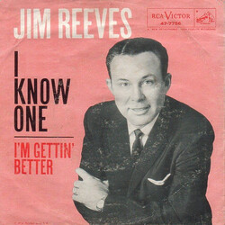 Jim Reeves I Know One / I'm Gettin' Better Vinyl 7" USED