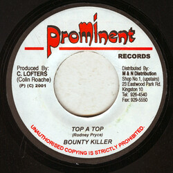 Bounty Killer Top A Top USED VINYL 7INCH 45 RPM