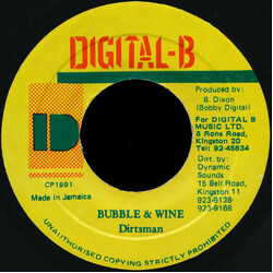 Dirtsman Bubble & Wine USED VINYL 7INCH 45 RPM