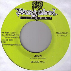 Beenie Man Zion USED VINYL 7INCH 45 RPM